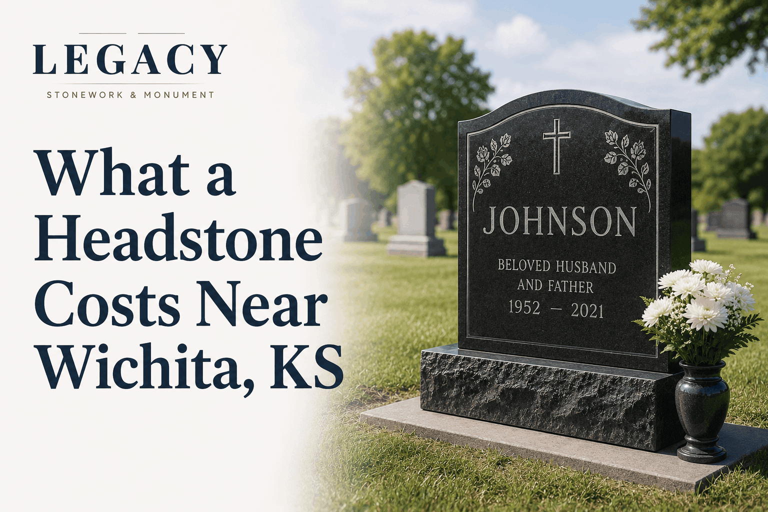 What a Headstone Costs Near Wichita, KS